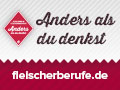 Logo &quot;Ausbilungsberufe im Fleischerhandwerk&quot;, Link auf fleischerberufe.de